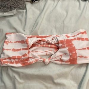 strapless bikini top